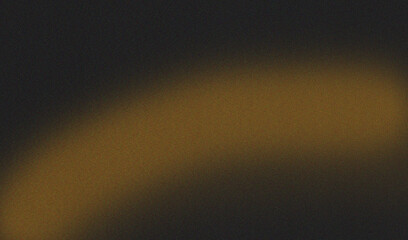 brown illuminated wave on black, grainy color gradient background, noise texture effect, copy space