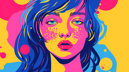 woman with long hair