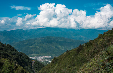 Naklejka premium mountain landscape in the alps