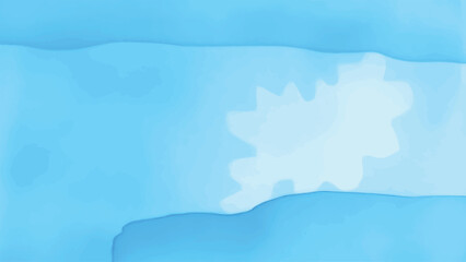 Soft Blue Watercolor Wave Background