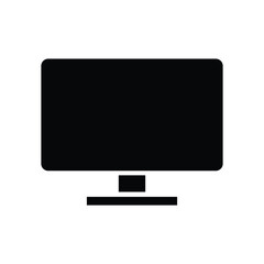 TV icon logo design template isolated illustration