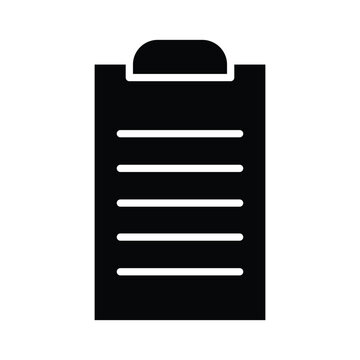 recommend clip art: Clipboard icon logo design template isolated illustration