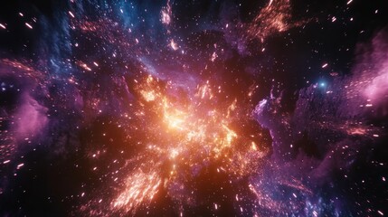 Cosmic Explosion in the Nebula