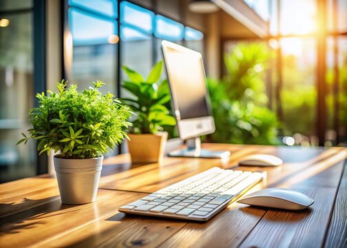 Desktop In Office