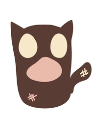 Stickers stamp illustration Halloween season icons painting