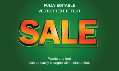 Sale 3d Text Effect