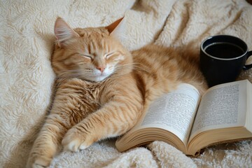 Cozy Cat Nap: An Afternoon of Leisure and Comfort