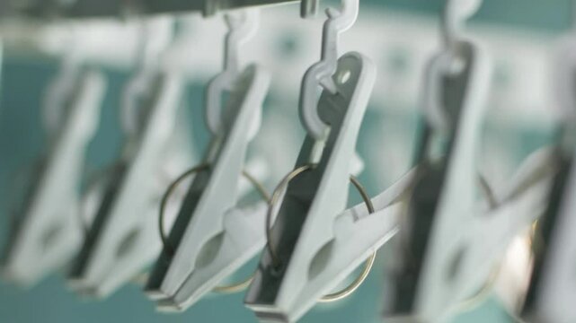 clothes pin that are used to pin up baby clothes