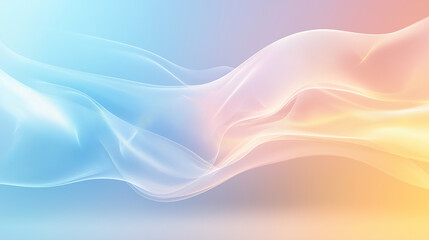 Fototapeta premium Soft Colorful Smoke Swirls Gently Moving Through Air