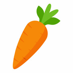 carrot isolated on white