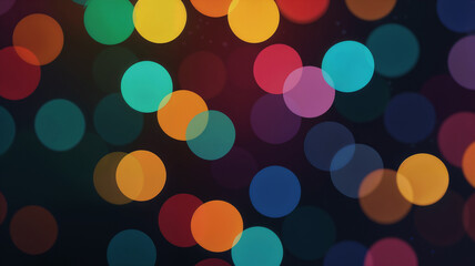 colorful bokeh background
