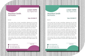 Illustration vector.modern business letterhead in abstract design. Abstract Letterhead Design Modern Business Letterhead Design Template. 