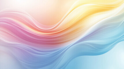 Obraz premium Soft Colorful Gradient Swirls on Abstract Background