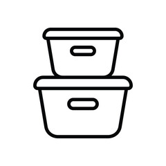 box container icon vector design template simple and clean