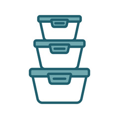 box container icon vector design template simple and clean