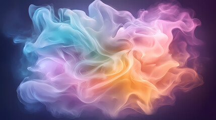 Obraz premium Vibrant swirls of color and light create a dreamlike atmosphere reflecting imagination and creativity in abstract artistry