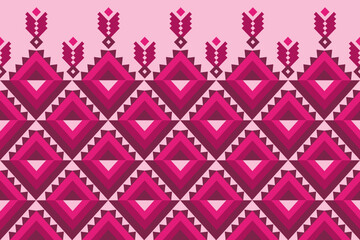 Geometric,seamless pattern, Navajo, traditional ethnic, fabric pattern for textiles, rugs, wallpaper, clothing, sarong, batik, wrapping, embroidery, print, background, cover, illustration, vector. 