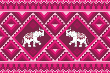 Geometric,seamless pattern, Navajo, traditional ethnic, fabric pattern for textiles, rugs, wallpaper, clothing, sarong, batik, wrapping, embroidery, print, background, cover, illustration, vector. 