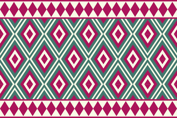 Seamless Christmas pattern, perfect for festive decorations, vintage designs, and holiday-themed textiles,Traditional ethnic, geometric, ethnic,culture, fabric,for textiles, rugs, wallpaper, clothing,