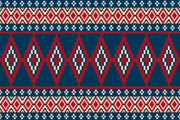 Geometric,seamless pattern, Navajo, traditional ethnic, fabric pattern for textiles, rugs, wallpaper, clothing, sarong, batik, wrapping, embroidery, print, background, cover, illustration, vector. 