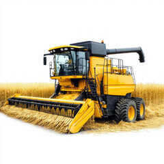 Obraz premium Harvester Machine Isolated