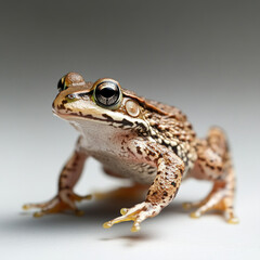 Obraz premium Jumping Frog Isolated