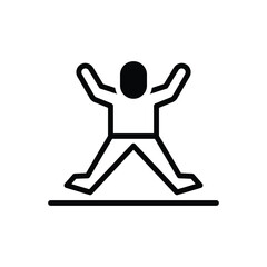 Black solid icon for active