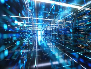 Data Center Technological Abstract