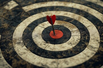 dartboard arrow 3d by generative ai