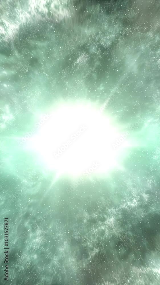Wall mural vertical shot of a star collapsing in on itself and then exploding in supernova to create the crab n