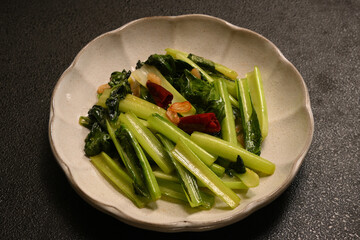 小松菜の青菜炒め