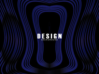 Abstract black modern futuristic banner background. Glowing oval line pattern design. Rotating elliptical line element. Circular movements. Suitable for banners, brochures, covers, flyers, websites, e