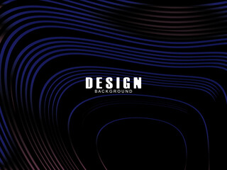 Abstract black modern futuristic banner background. Glowing oval line pattern design. Rotating elliptical line element. Circular movements. Suitable for banners, brochures, covers, flyers, websites, e
