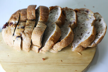 walnut cranberry sourdough bread or cranberry sourdough