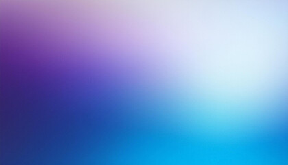 Fototapeta premium Blue Purple White Gradient Blurred with Grainy Noise Texture Background, for art product design