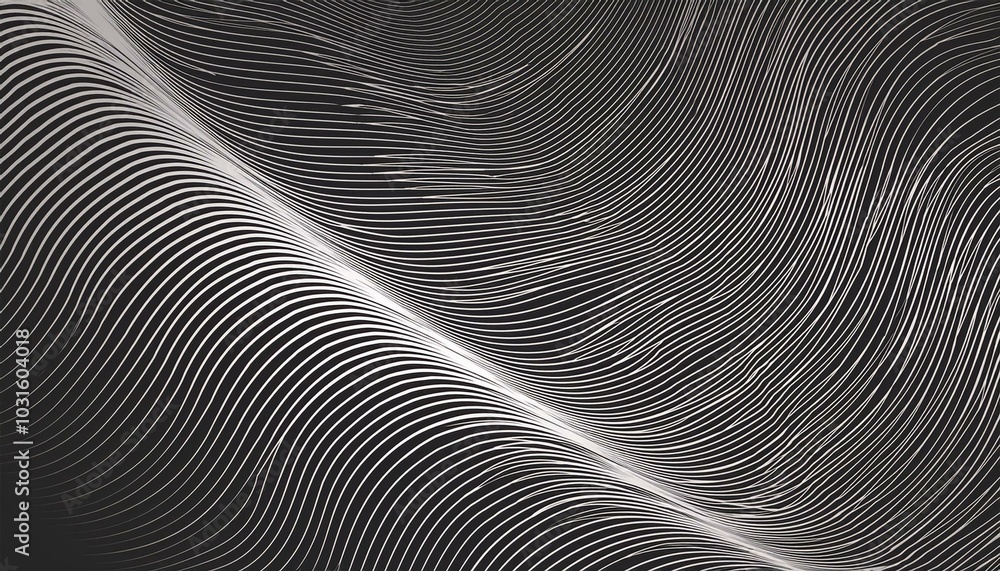 Poster abstract background texture design, modern pattern with wavy lines, vector illustration