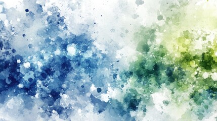 Fototapeta premium Abstract Blue and Green Watercolor Background Texture - Perfect for Design Projects