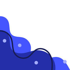 Abstract Wavy Corner