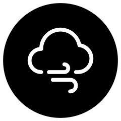 Editable windy cloud vector icon. Part of a big icon set family. Perfect for web and app interfaces, presentations, infographics, etc