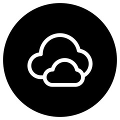 Editable clouds vector icon. Part of a big icon set family. Perfect for web and app interfaces, presentations, infographics, etc