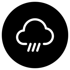 Editable rain, sleet, hail fall vector icon. Part of a big icon set family. Perfect for web and app interfaces, presentations, infographics, etc