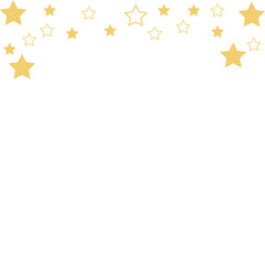 Gold Sparkling Star Corner