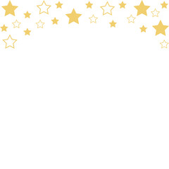 Gold Sparkling Star Corner