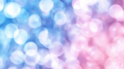 Fototapeta premium Abstract Bokeh Background in Blue and Pink Shades