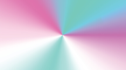 Abstract conic background with pink and turquoise gradient radial effect for modern design and illustration