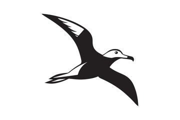 Albatross Silhouette Vector Illustration – Perfect for T-Shirts, Hoodies & Décor