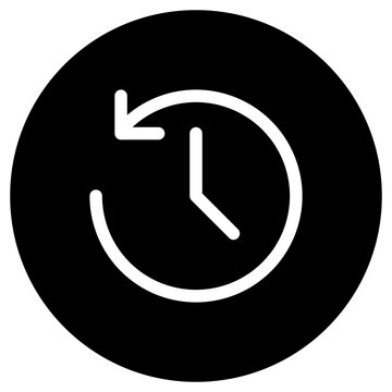 recommend clip art: Editable vector history, turn back time icon. Part of a big icon set family. Perfect for web and app interfaces, presentations, infographics, etc