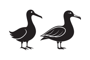 Albatross Silhouette Vector Illustration – Perfect for T-Shirts, Hoodies & Décor