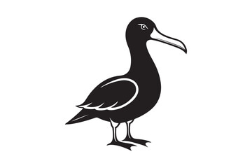 Albatross Silhouette Vector Illustration – Perfect for T-Shirts, Hoodies & Décor