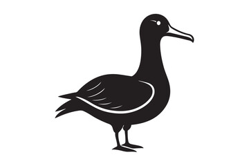 Albatross Silhouette Vector Illustration – Perfect for T-Shirts, Hoodies & Décor